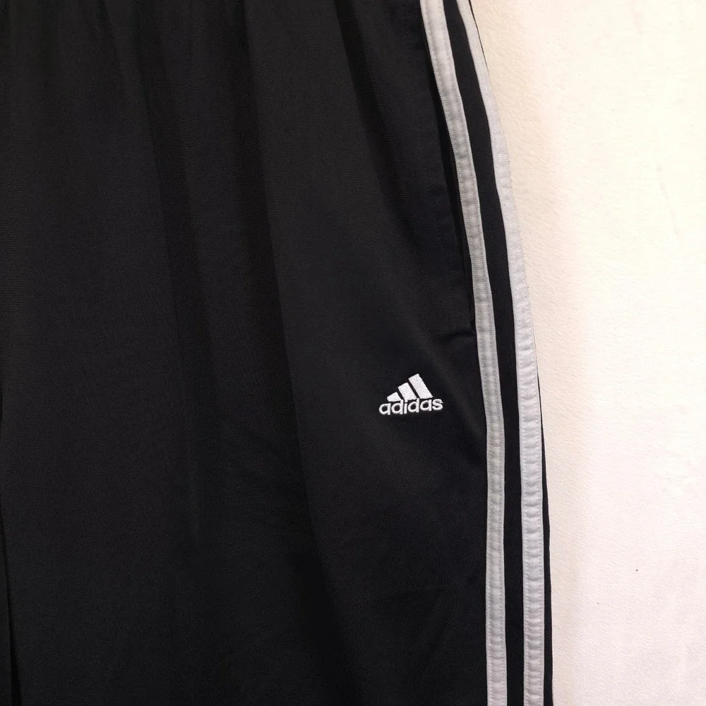 Adidas Essentials Track Pants Men 2XL Black Three Stripes Athleisure Performance